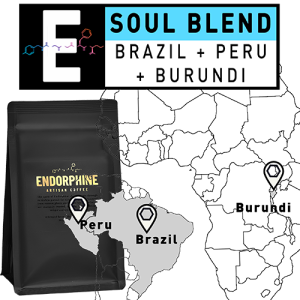 Endorphine Coffee - Soul Blend Brazil + Peru + Burundi